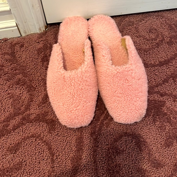 Sleeper pink shearling slippers - Picture 4 of 7